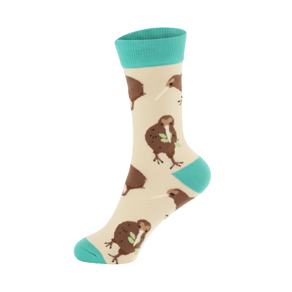 Save the Kiwi Bamboo Socks - BraveBearFit