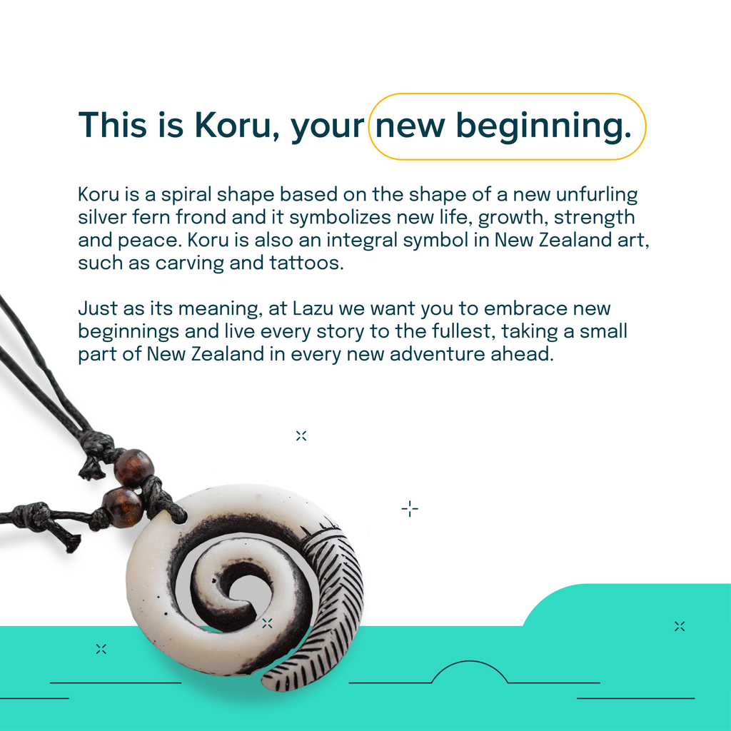 Koru Necklace - NZ Symbol of New Beginnings | Lazulife