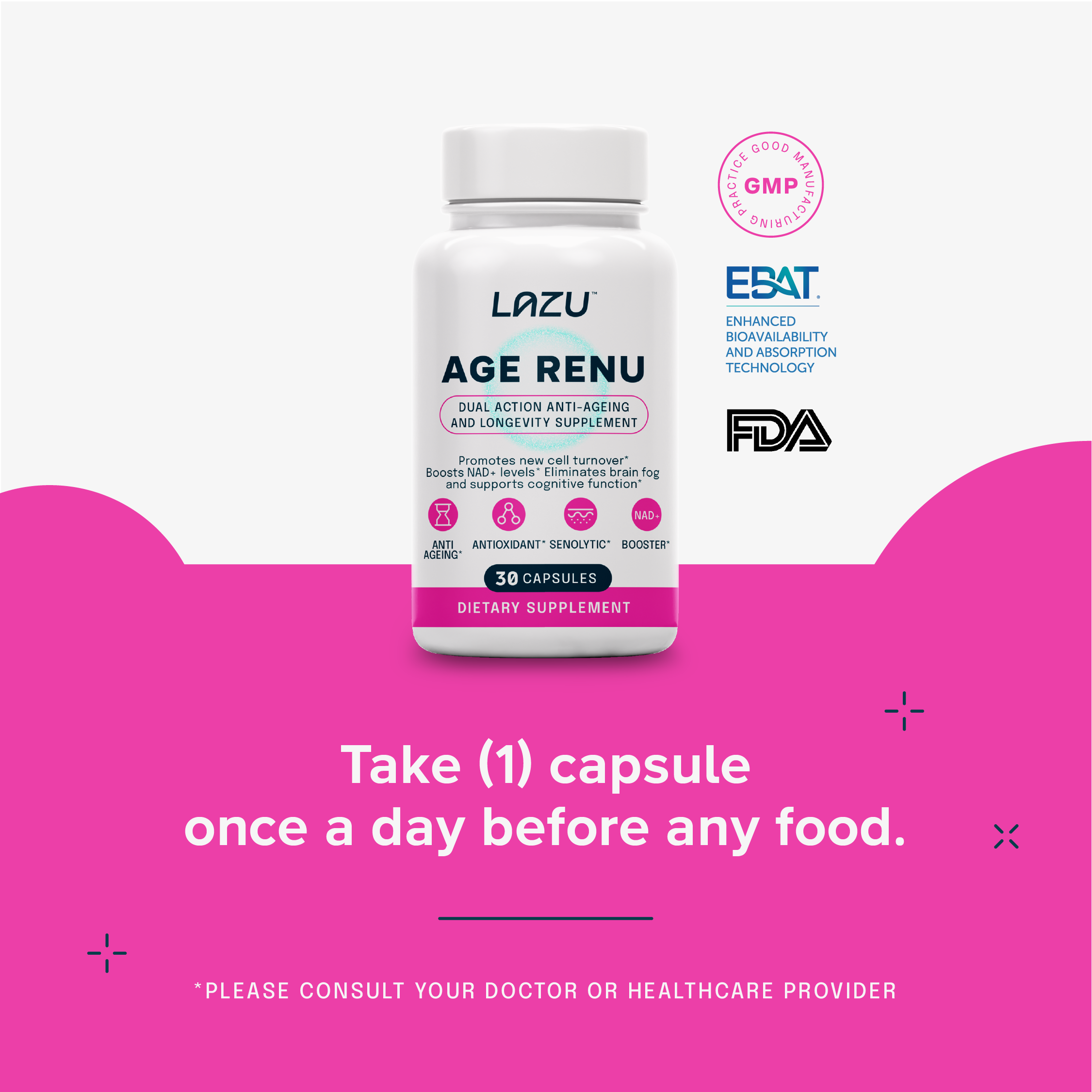 AGE RENU - Anti-Aging & Longevity Supplement | NZ-Made