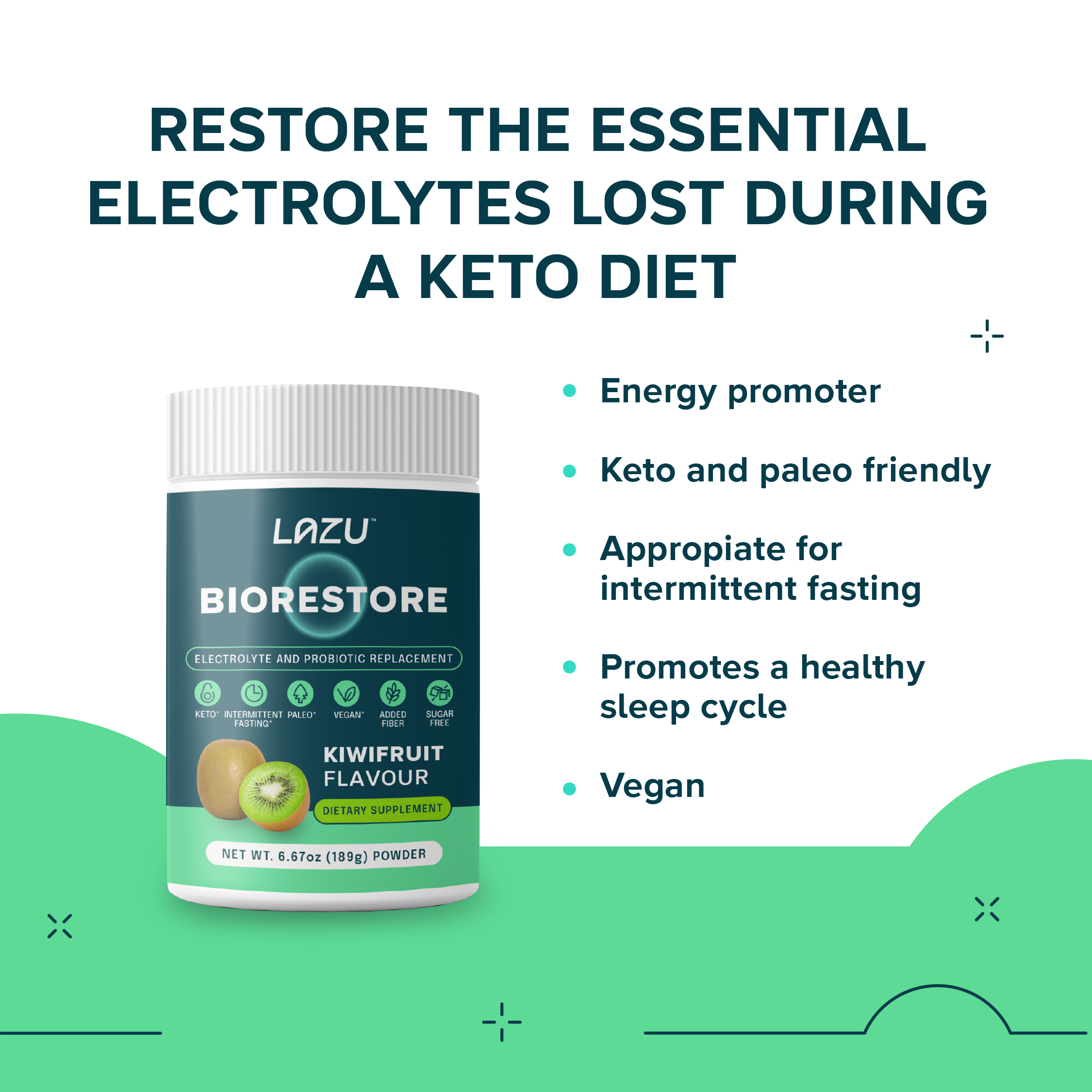 BIORESTORE - Electrolyte & Probiotic Replacement Drink | NZ-Made