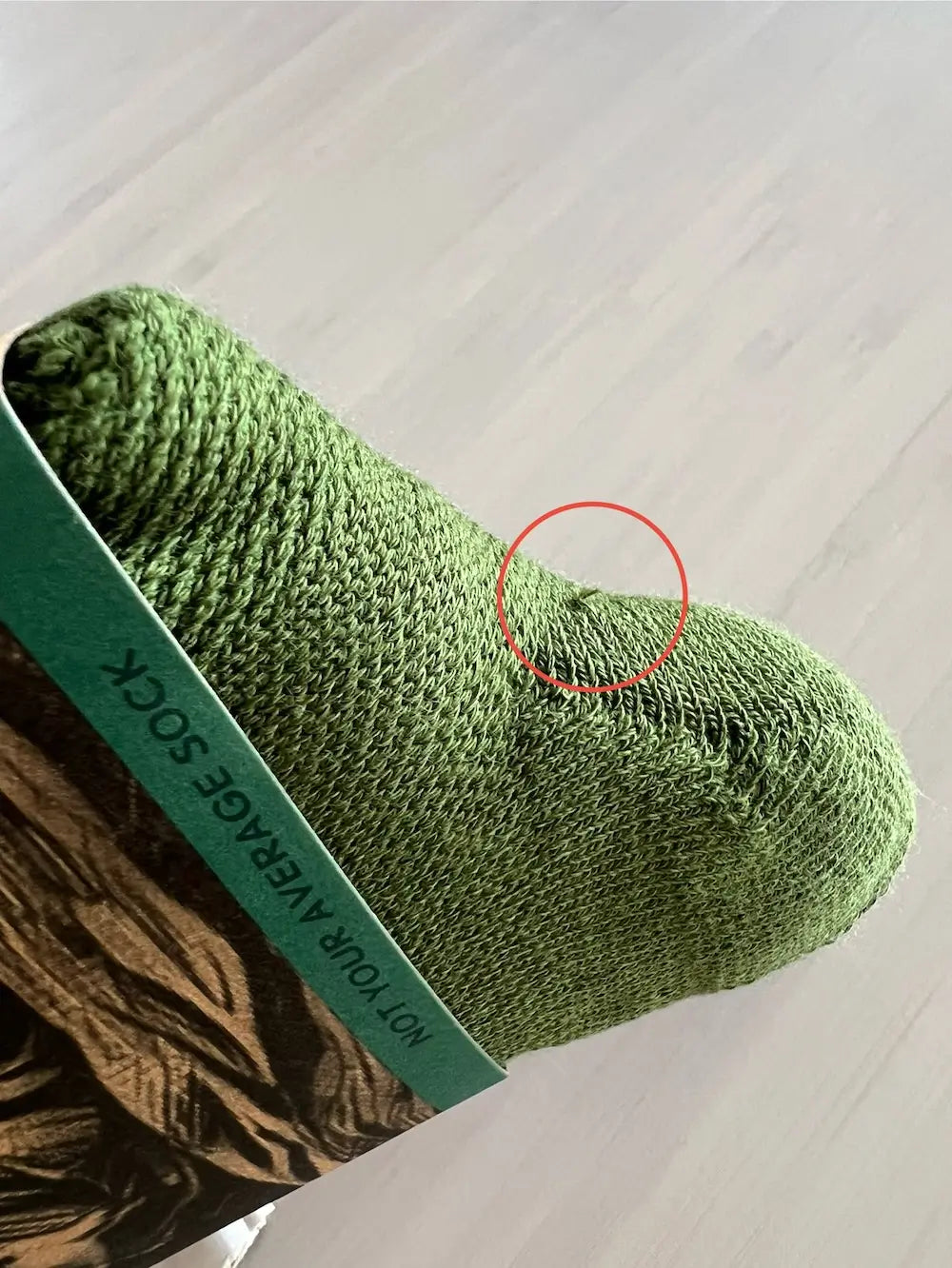 Organic Cotton Luxe Crew Sock - Forest (Imperfect)