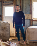 Men's Base Pant - 100% Merino Wool, Pine Green - BraveBearFit