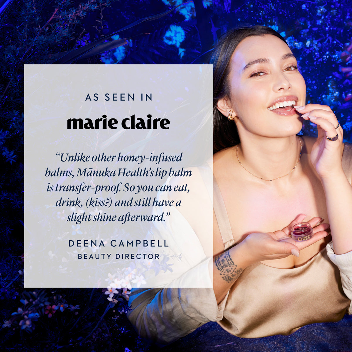 Nourishing Lip Balm with Royal Jelly & Elderberry NZ