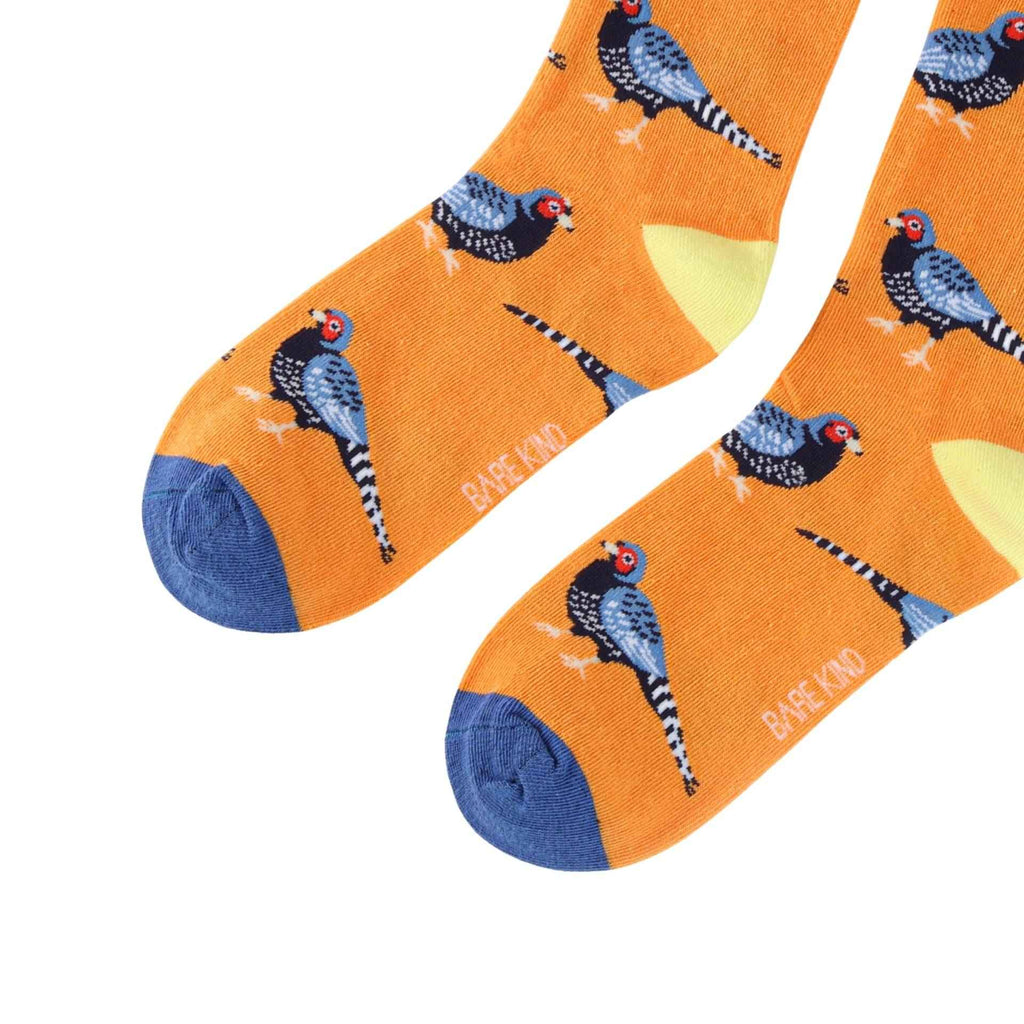 Save the Pheasant Bamboo Socks