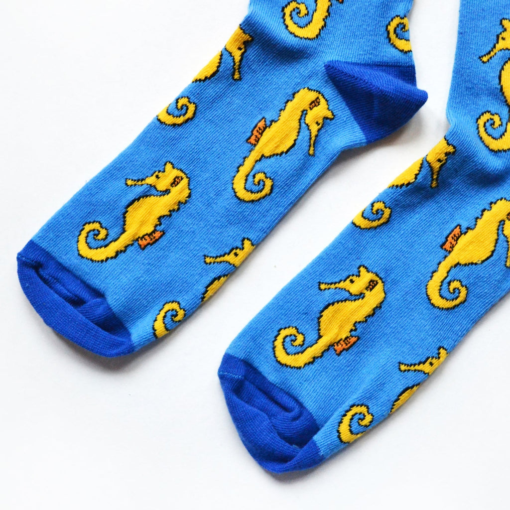 Save the Seahorses Bamboo Socks - BraveBearFit