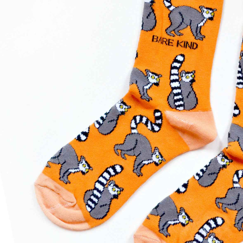Save the Lemurs Bamboo Socks