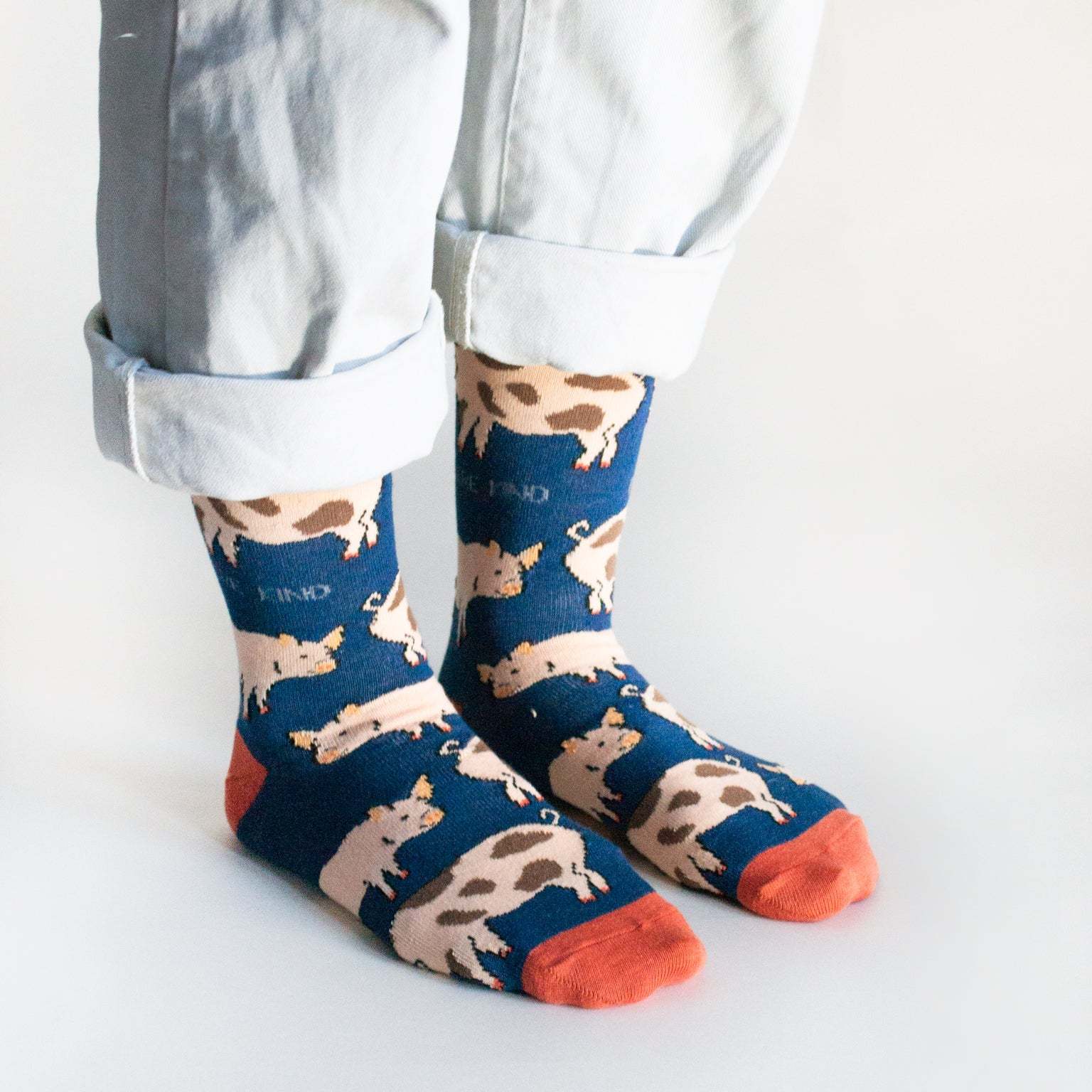 Save the Pigs Bamboo Socks