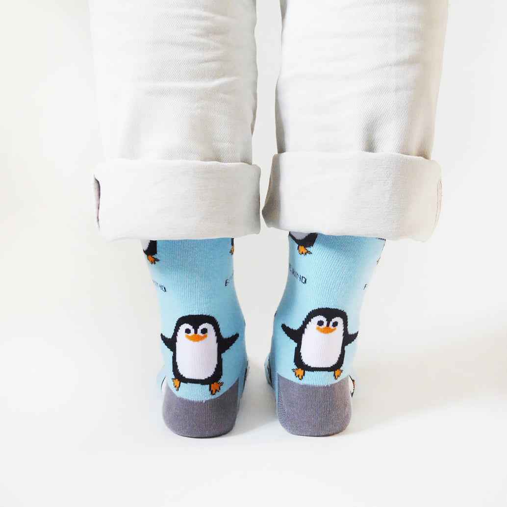 Save the Penguins Bamboo Socks