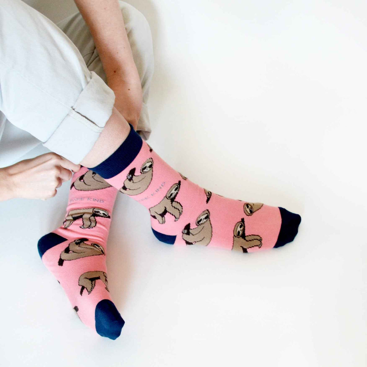 Save the Sloths Bamboo Socks