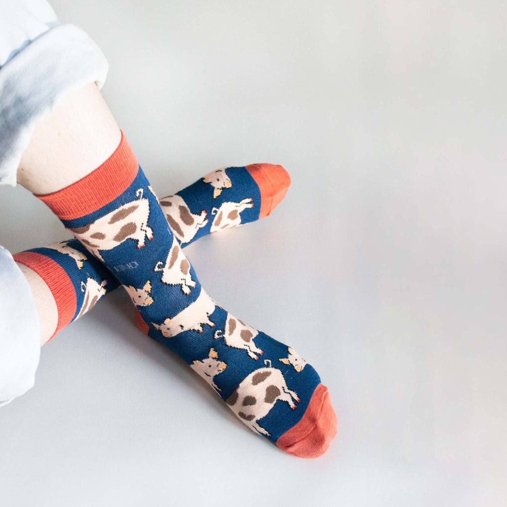 Save the Pigs Bamboo Socks