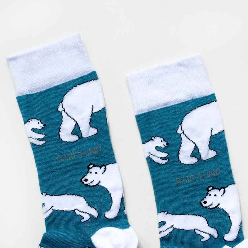Save the Polar Bears Bamboo Socks