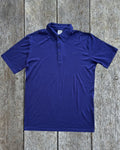 Men's Polo - 100% Merino Wool, Cobalt - BraveBearFit