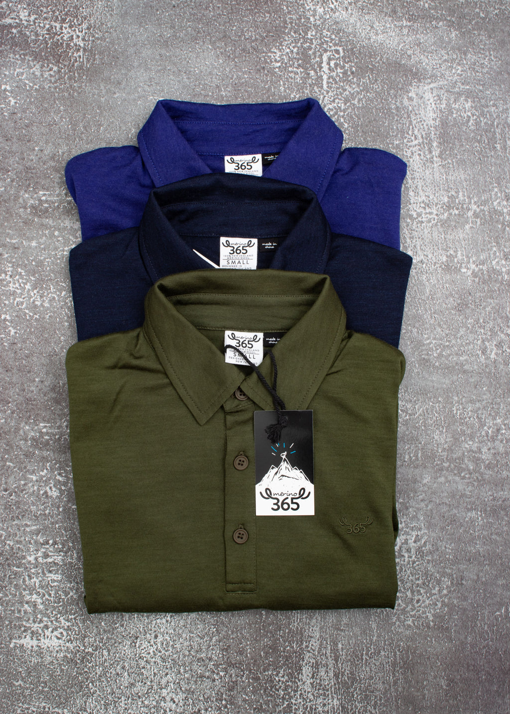 Men's Polo - 100% Merino Wool, Black