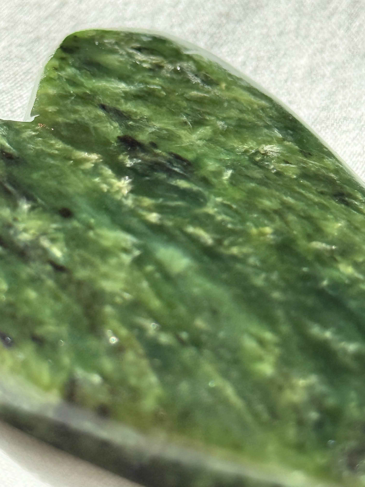 Pounamu Gua Sha Stone – Natural Greenstone Facial Massage Tool