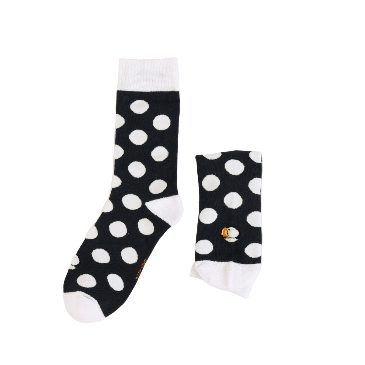 Save the Polka Dot Puffin Bamboo Socks - BraveBearFit