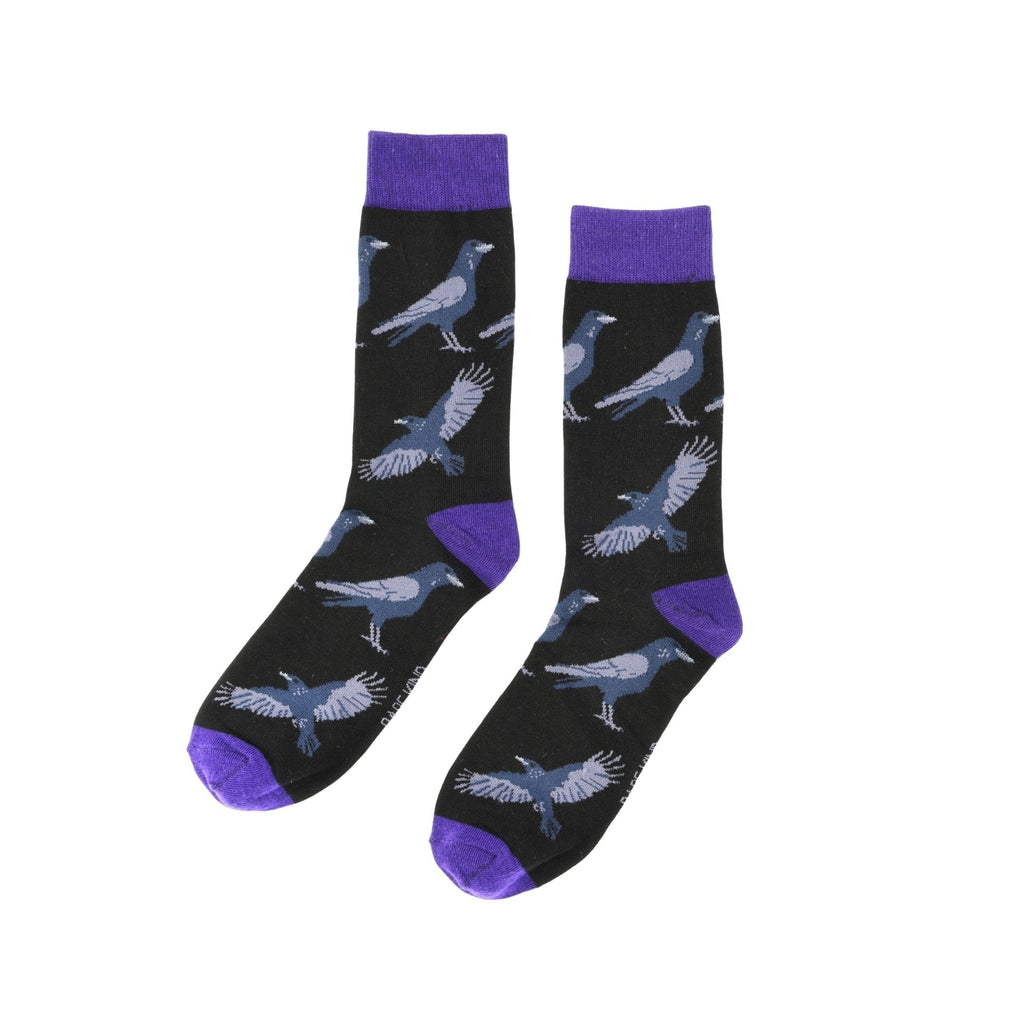 Save the Raven Bamboo Socks - BraveBearFit