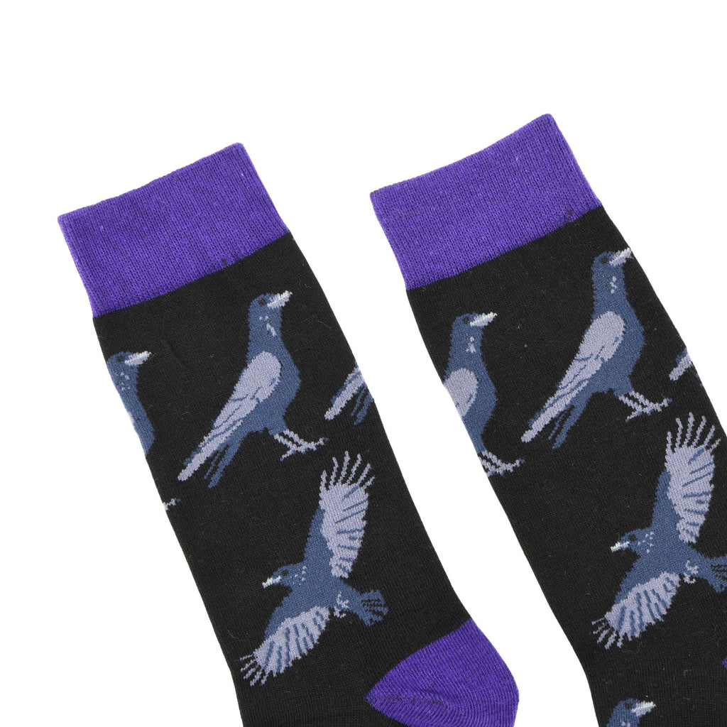 Save the Raven Bamboo Socks - BraveBearFit