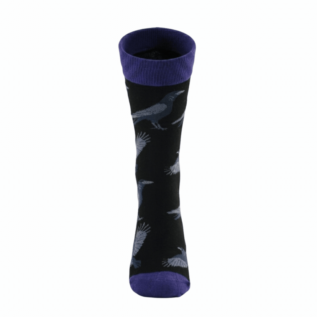 Save the Raven Bamboo Socks - BraveBearFit