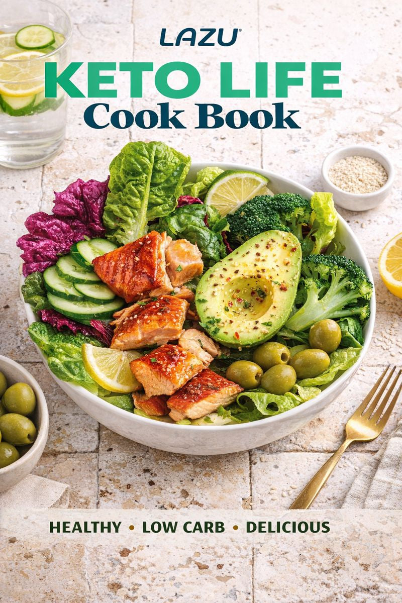 Lazu Keto Life Cook Book - Practical NZ Keto Recipe Guide | Lazulife
