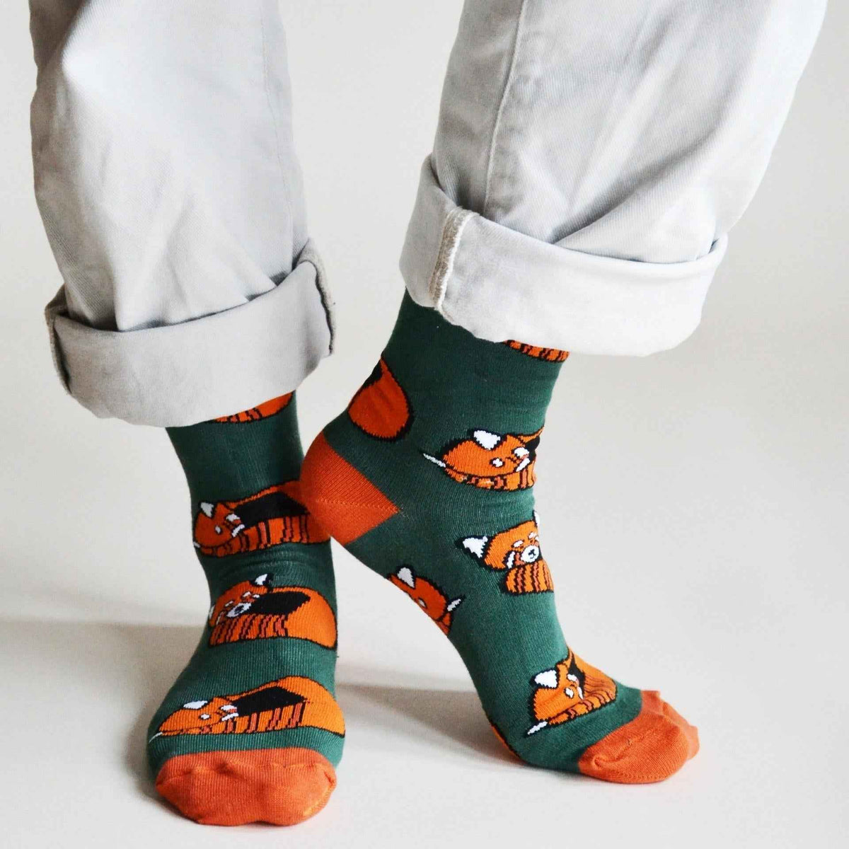 Save the Red Pandas Bamboo Socks