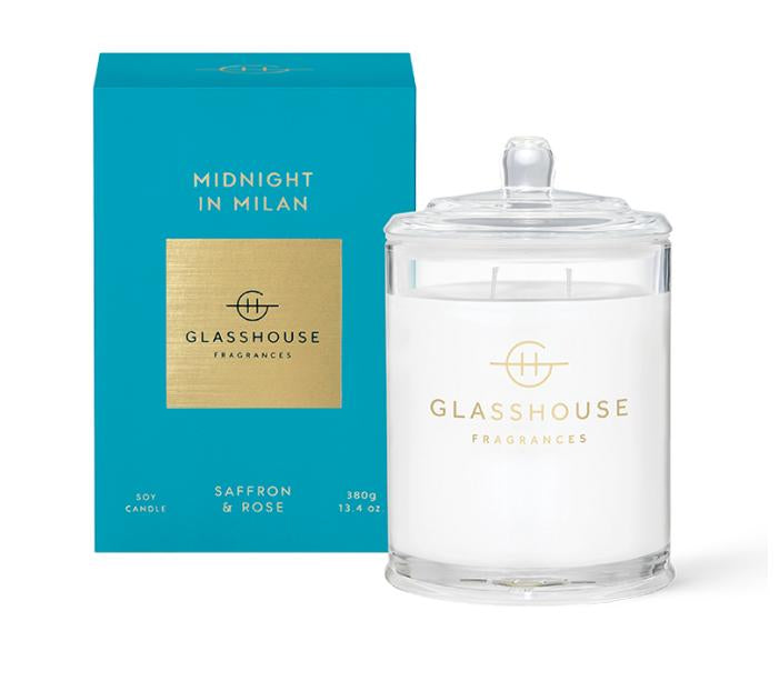 Glasshouse Midnight In Milan Soy Candle (Saffron&Rose) 米兰午夜（藏红花和玫瑰）380g