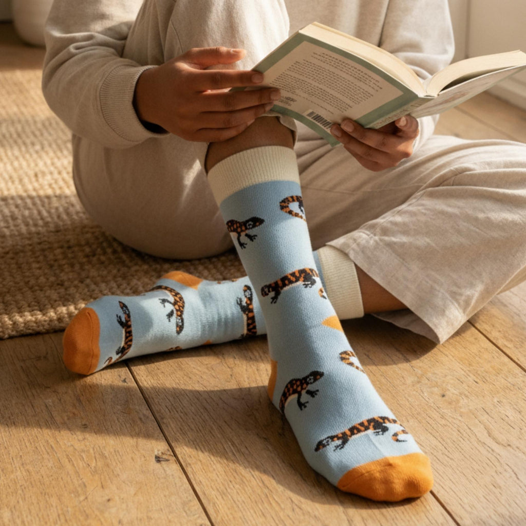 Save the Salamander Bamboo Socks - BraveBearFit