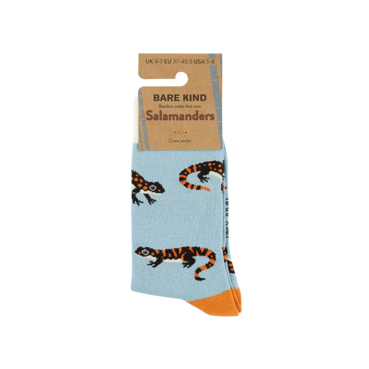 Save the Salamander Bamboo Socks - BraveBearFit