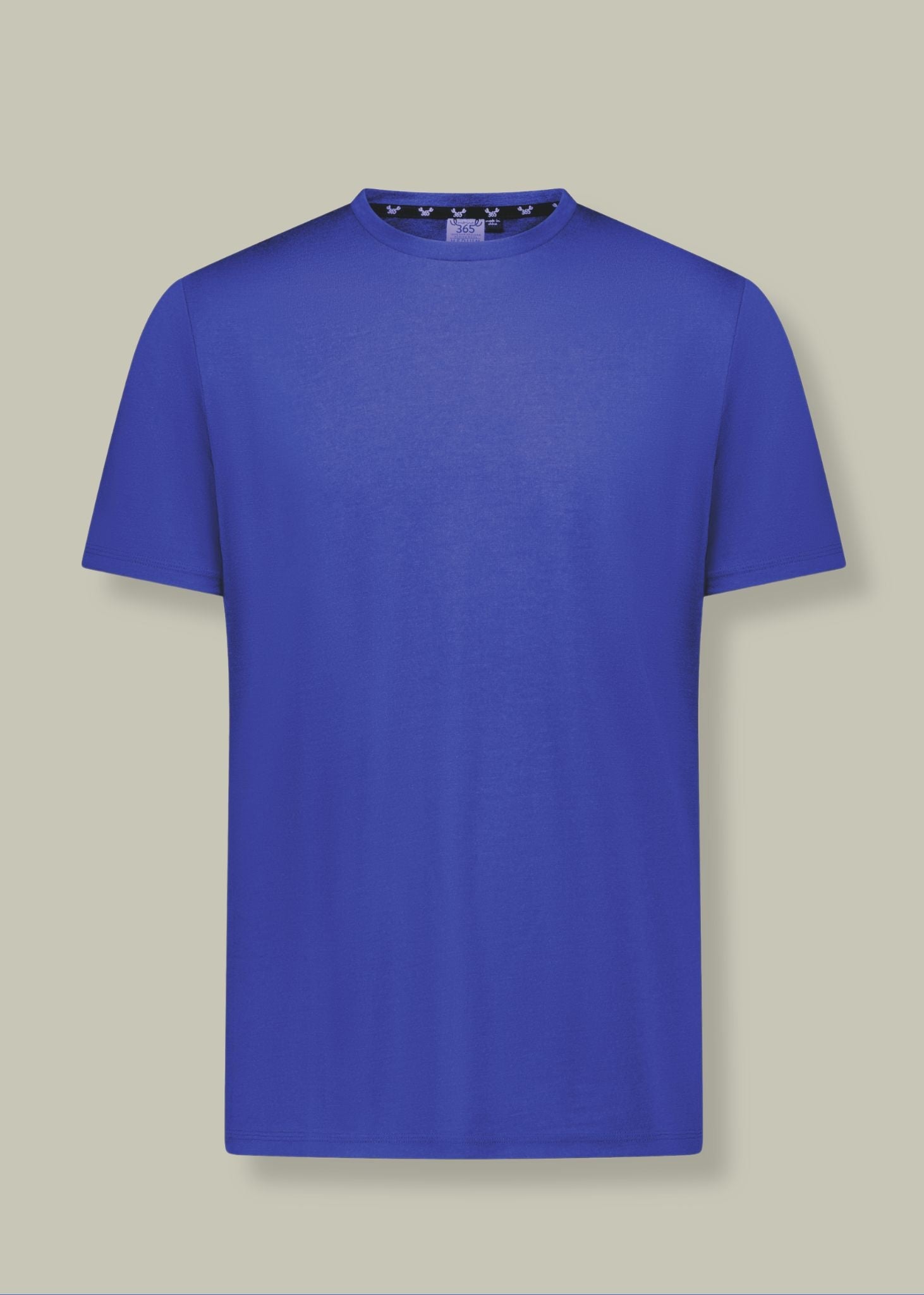Men’s Crew Short Sleeve T-shirt – Merino Blend 180gsm, Sapphire Blue