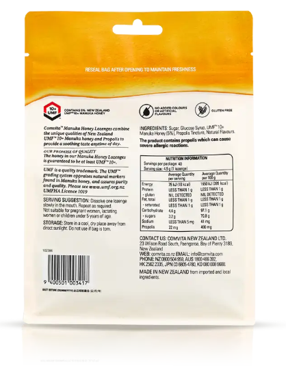 Comvita Lozenges Coolmint 40s Medium Bag