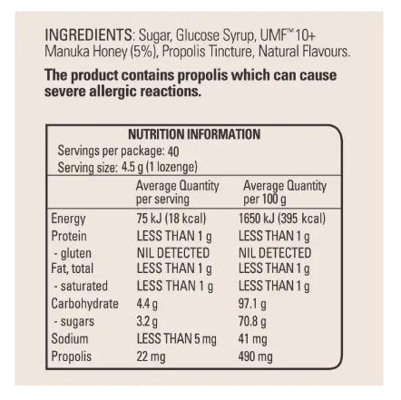 Comvita Lozenges Coolmint 40s Medium Bag