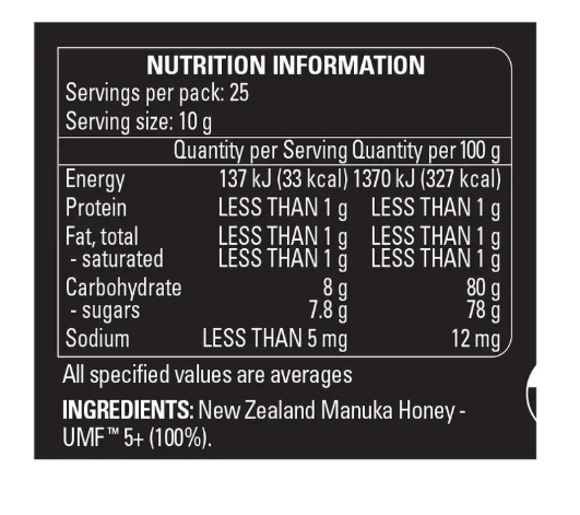 Comvita Manuka Honey UMF 5+ 250g (2027.11)