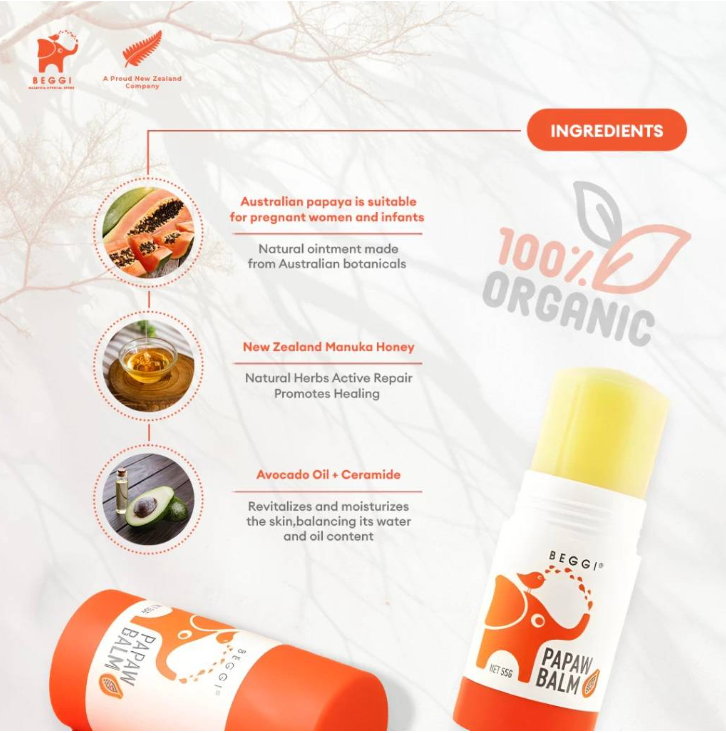 Beggi Papaw Balm 55g