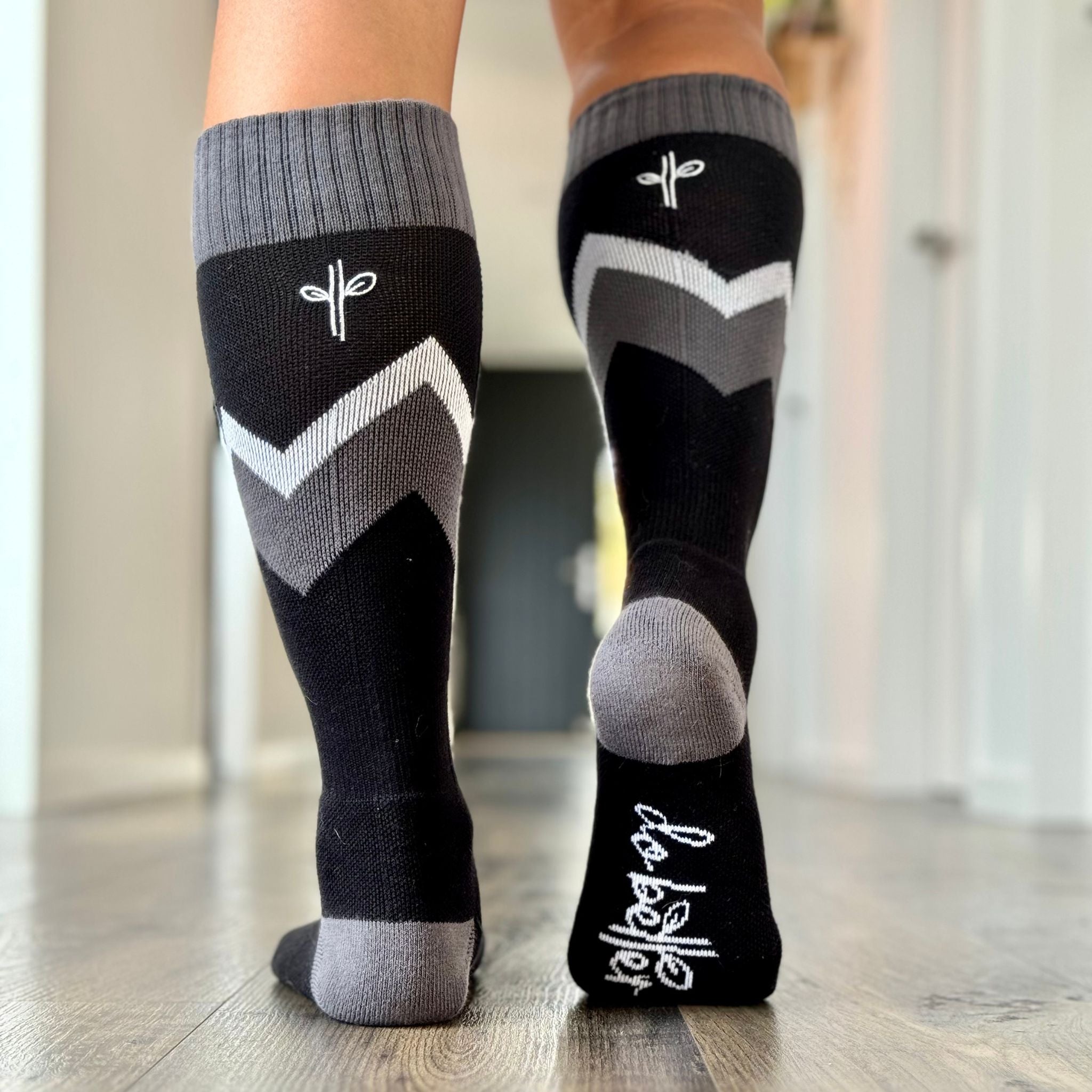 Organic Cotton Ski Sock - Alpine Ascent