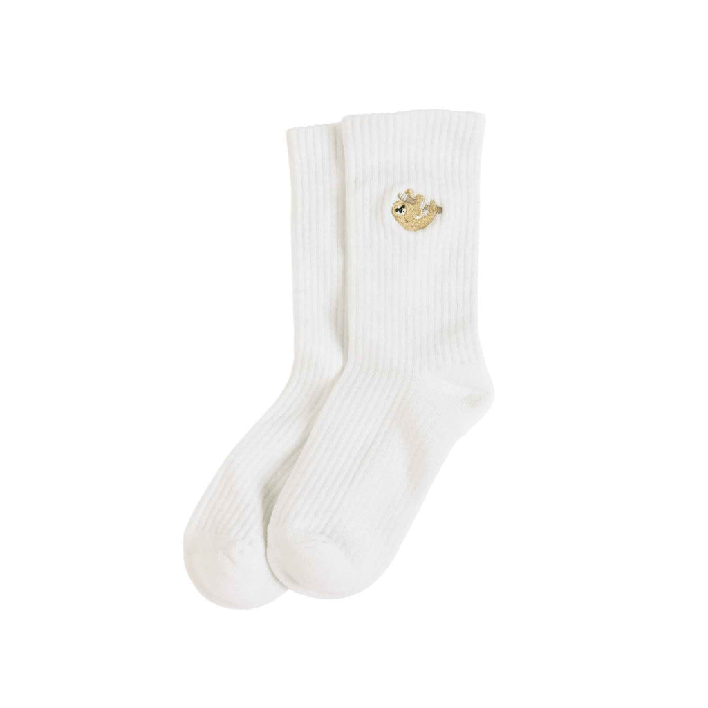 Save the Sloths Ribbed Bamboo Socks