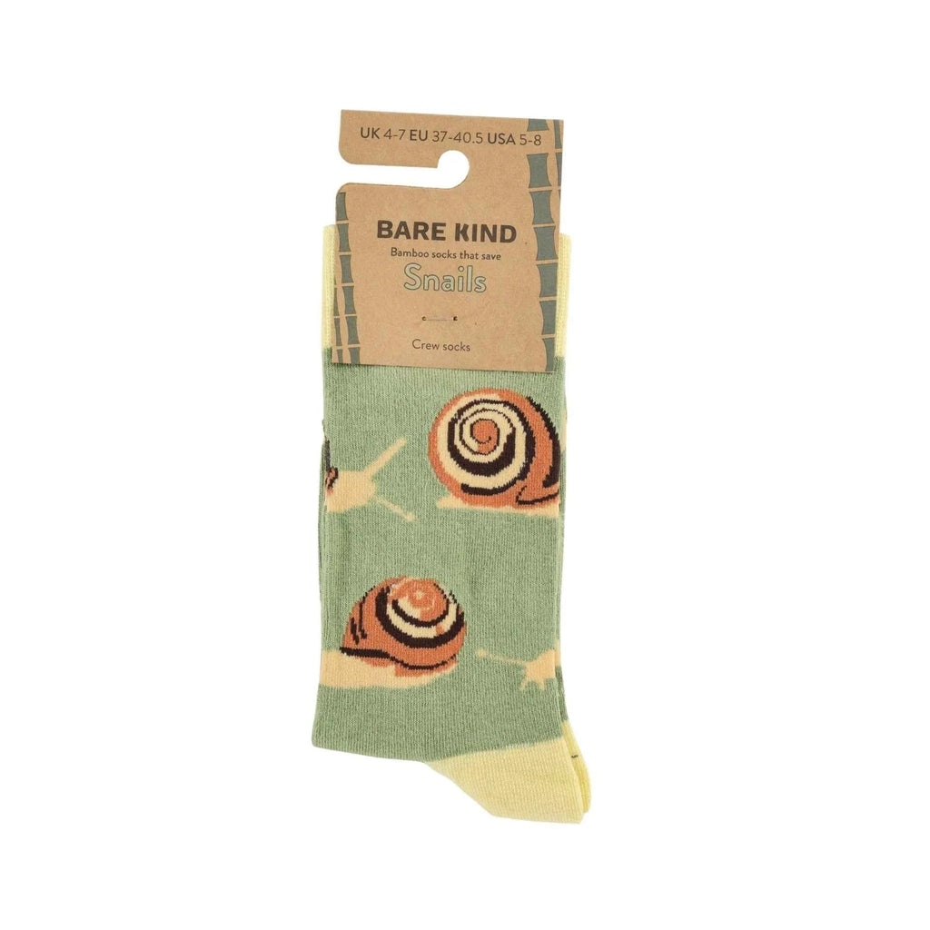 Save the Snail Bamboo Socks - BraveBearFit