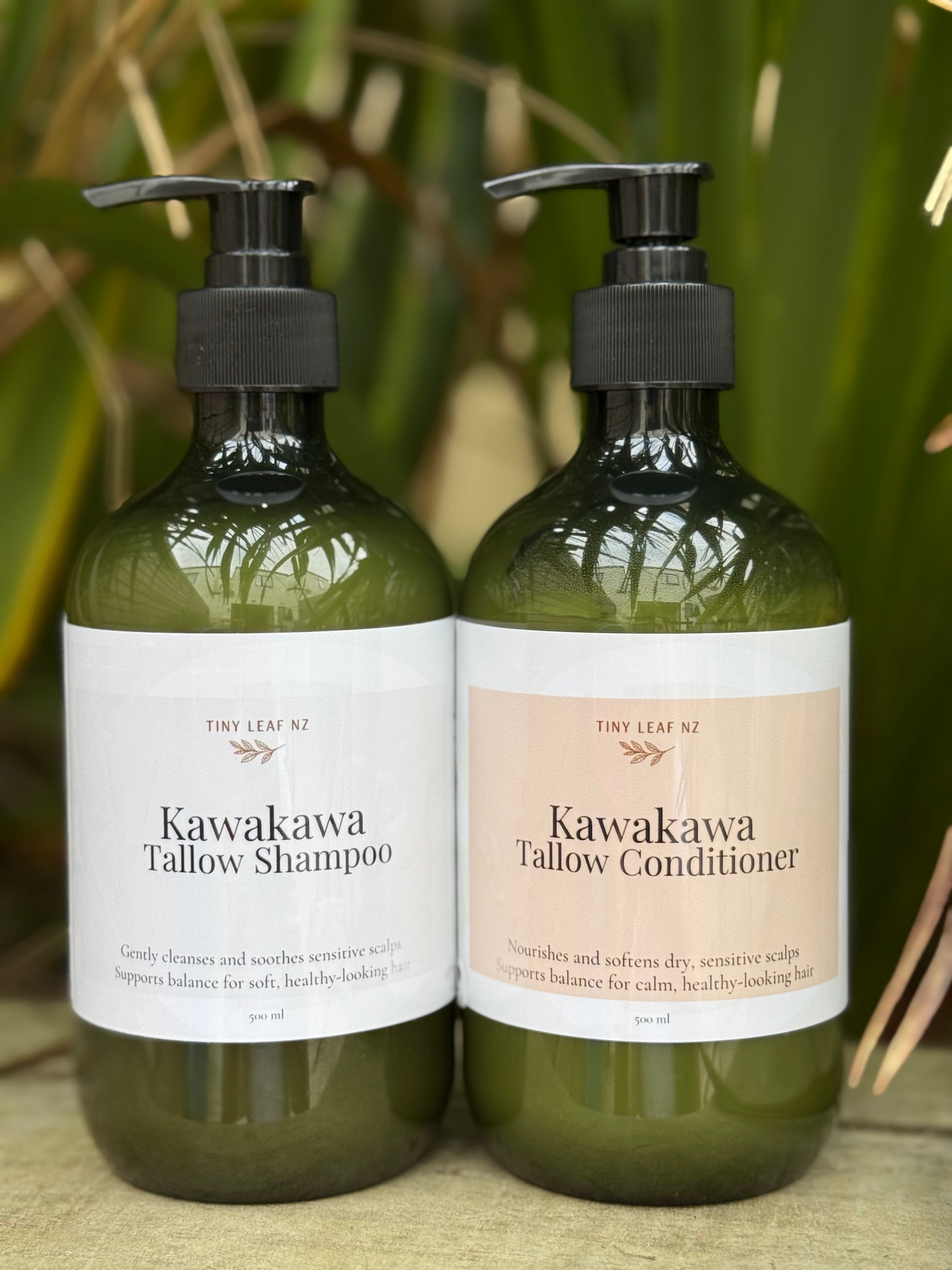 Kawakawa & Tallow Hair Care Duo