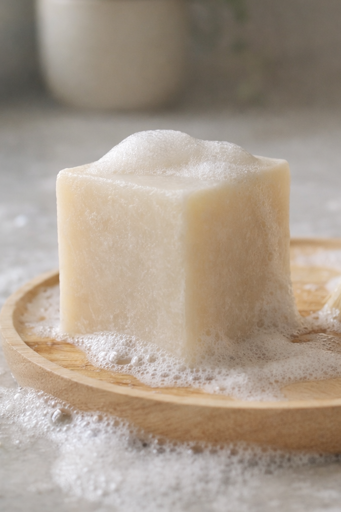 Natural Solid Dish Soap Bar | Plastic-Free Eco Dishwashing | Olive Oil & Plant-Based Surfactants