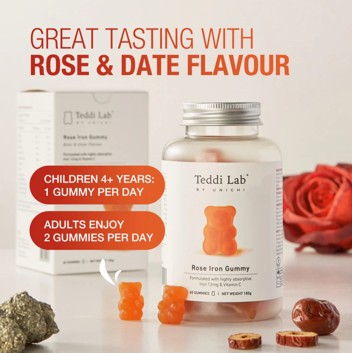 Unichi Gummy Rose Iron 60s