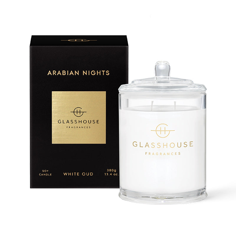 Glasshouse Arabian Night Soy Candle (Withe Oud) 一千零一夜（白沉香）380g