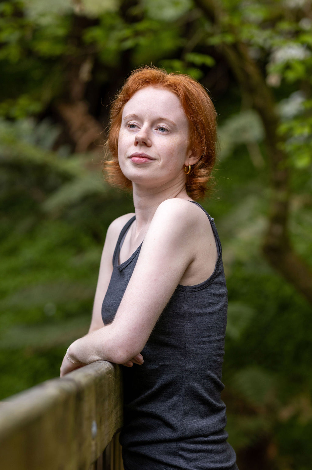 Women's Everyday Tank Top - 100% Merino Wool, Slate Grey