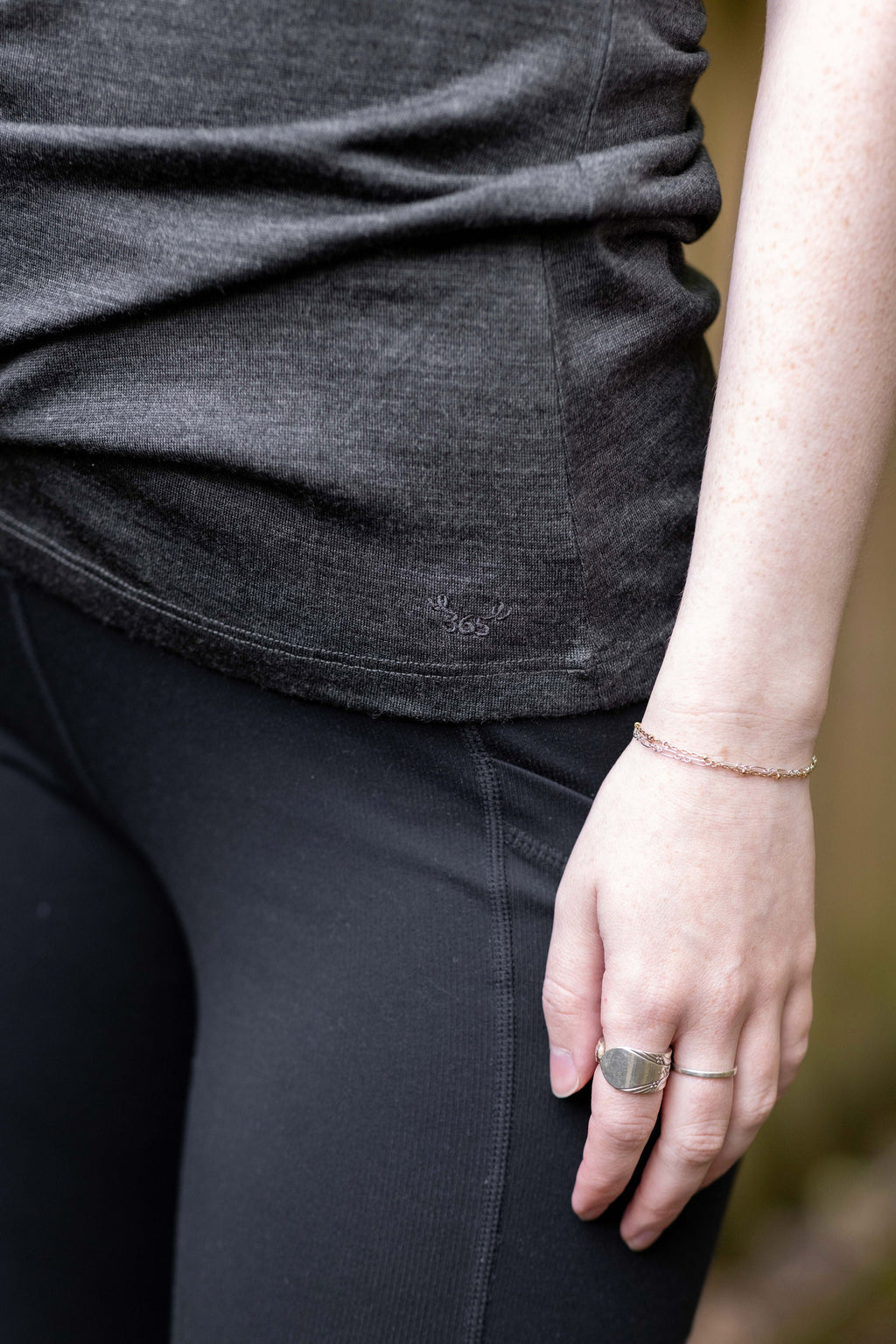 Women's Everyday Tank Top - 100% Merino Wool, Slate Grey