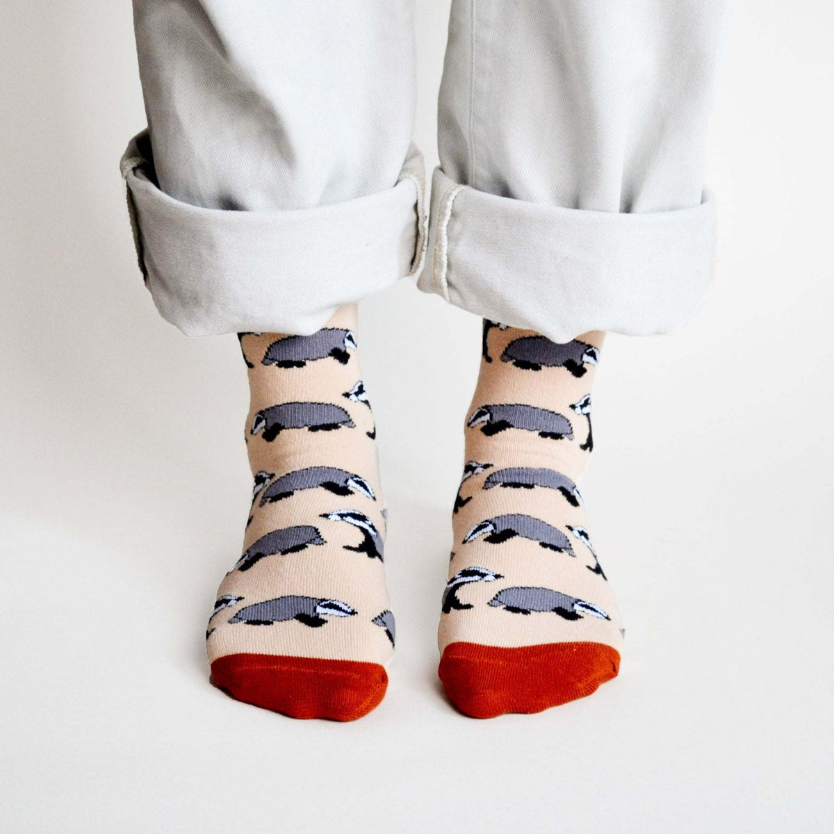 Save the Badgers Bamboo Socks - BraveBearFit