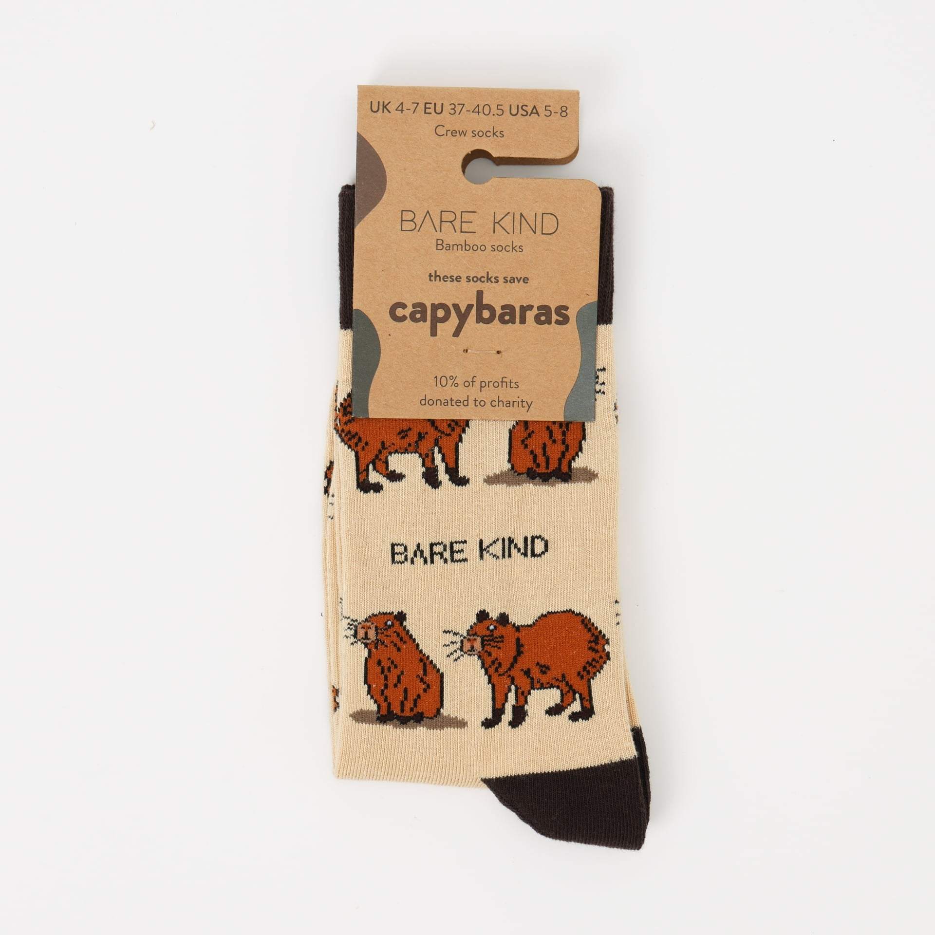 Save the Capybara Bamboo Socks