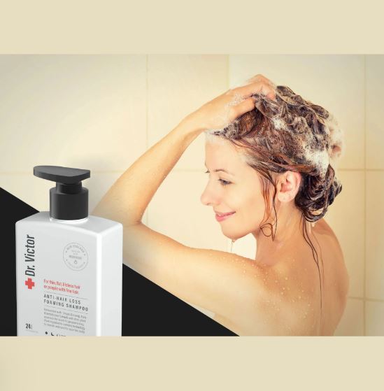 Dr.Victor Anti-Loss Volumizing Foaming Shampoo 280ml - (White)