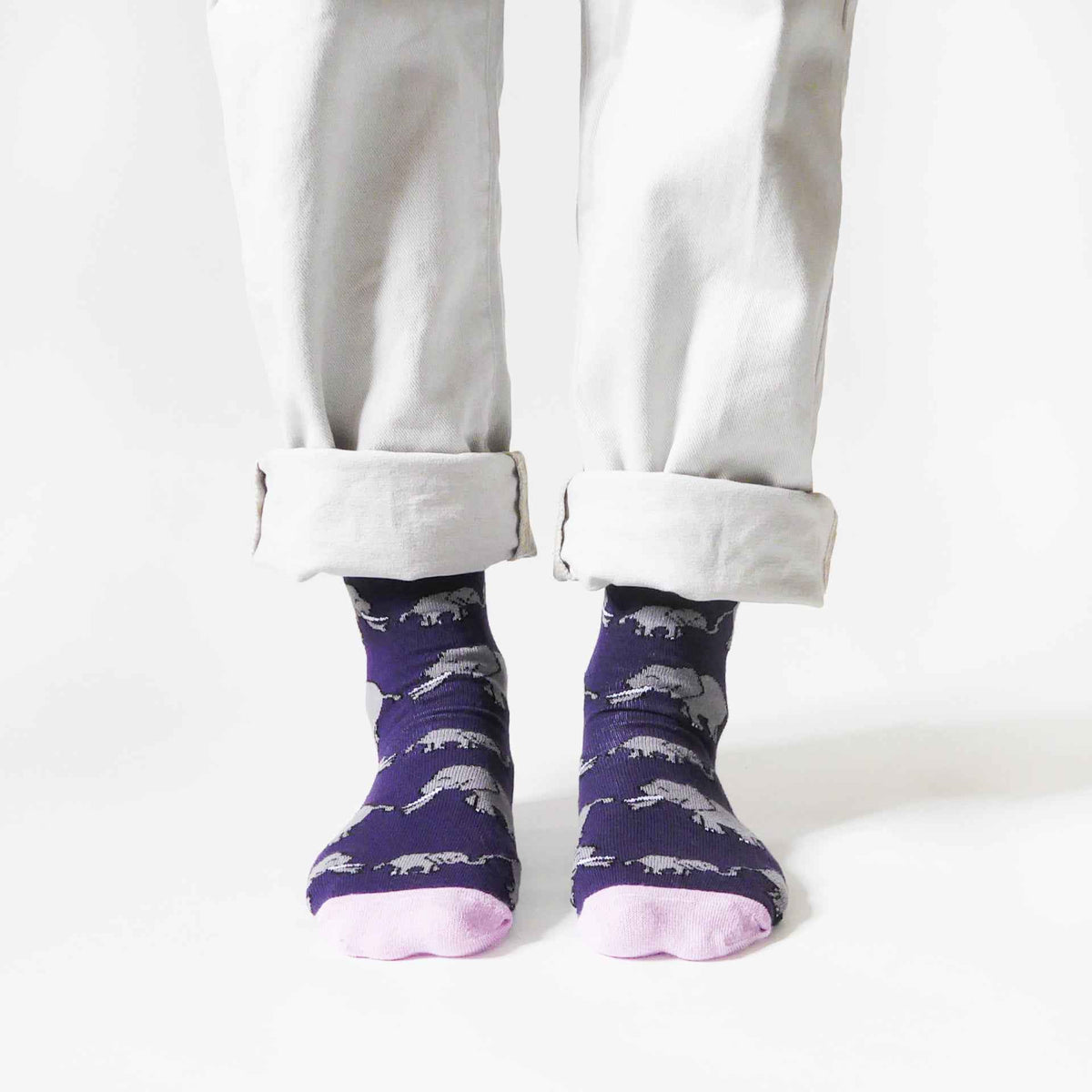 Save the Elephants Bamboo Socks