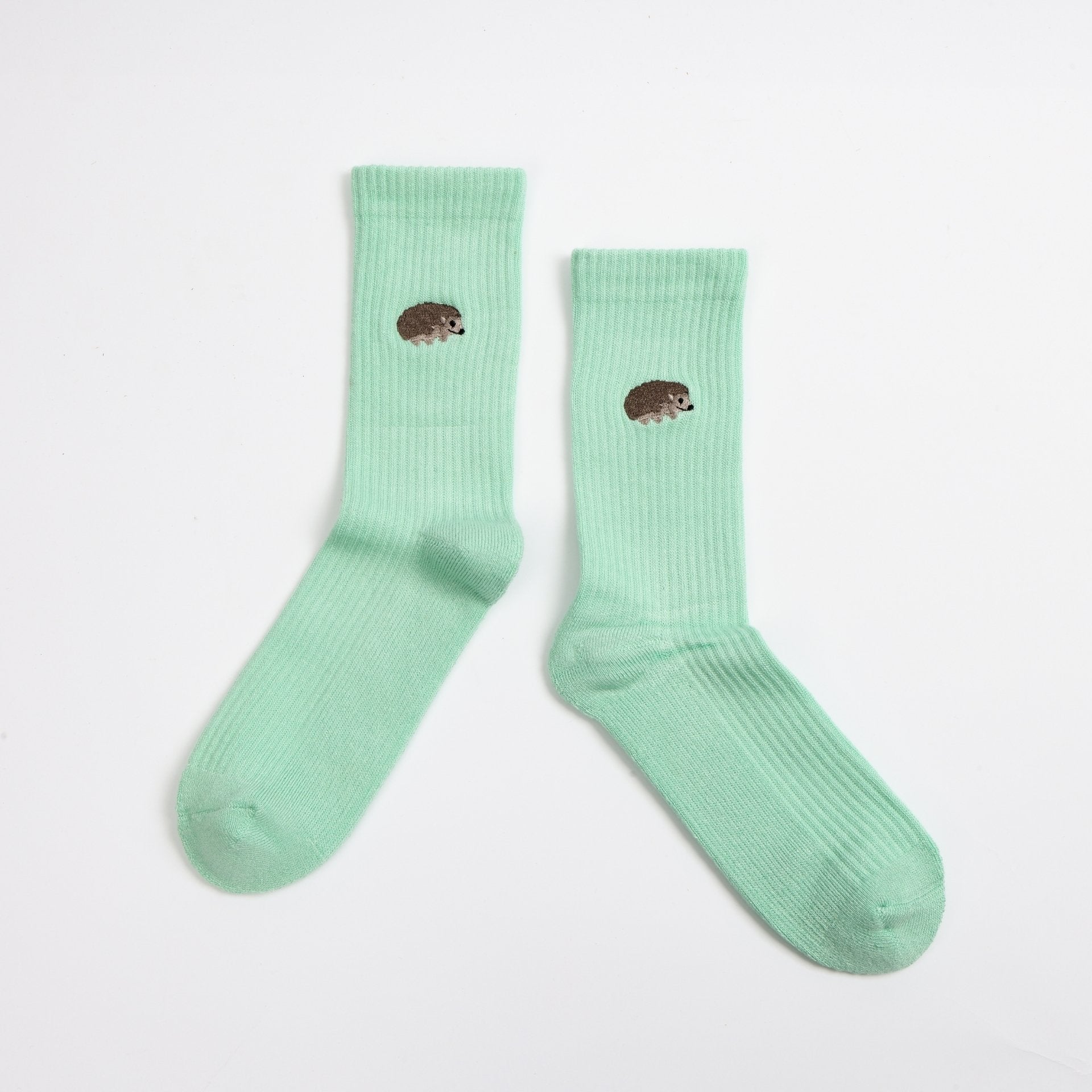 Save the Hedgehog Ribbed Bamboo Socks