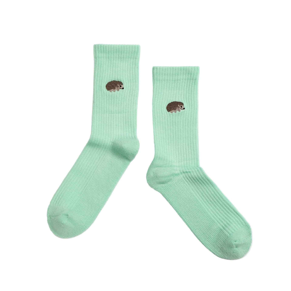 Save the Hedgehog Ribbed Bamboo Socks