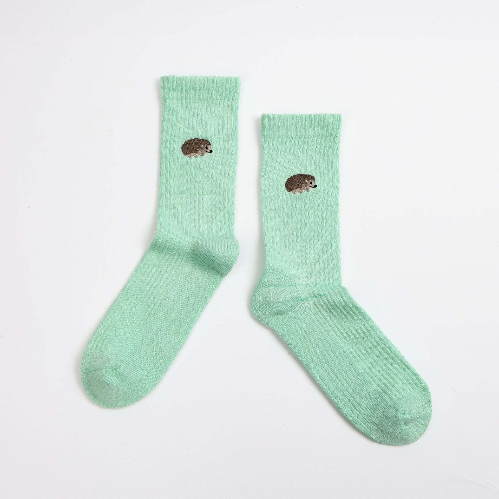 Save the Hedgehog Ribbed Bamboo Socks