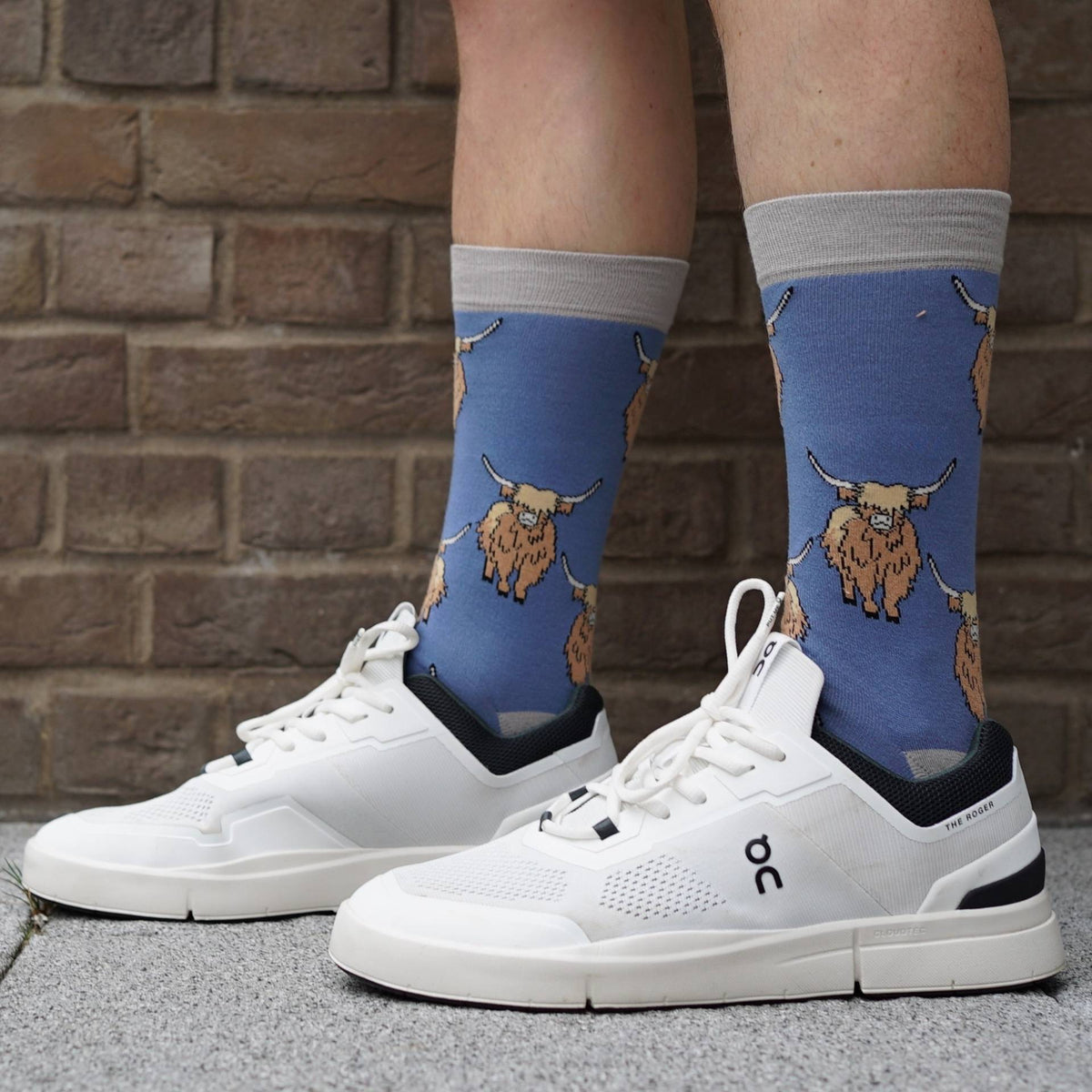 Save the Highland Cow Bamboo Socks - BraveBearFit
