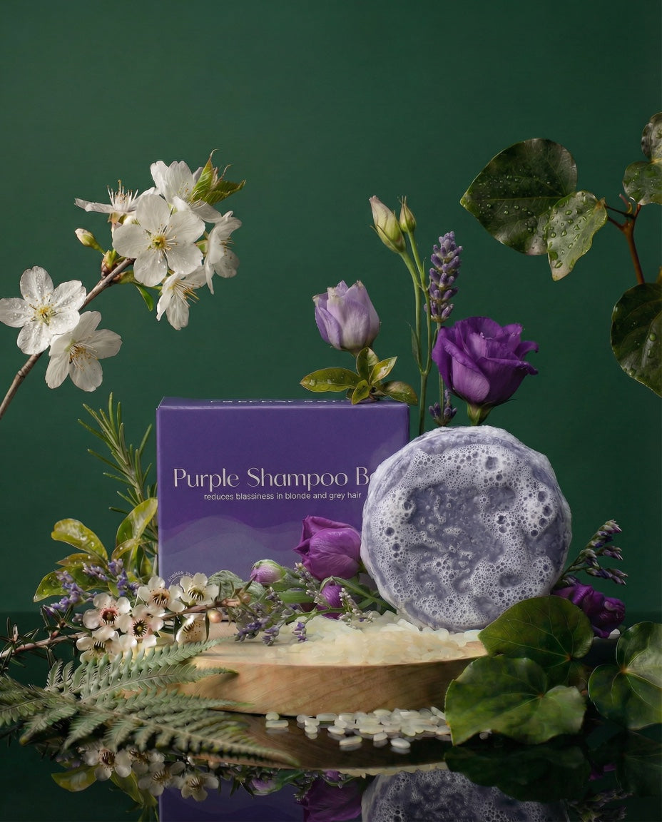 Purple Toning Shampoo Bar - Blonde & Grey
